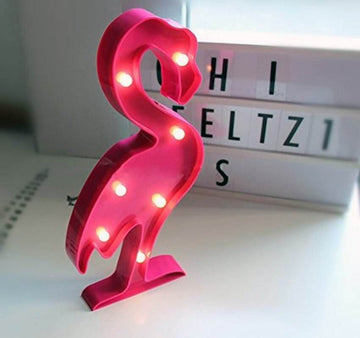 3D LED Flamingo Lamp Pineapple Cactus Light Romantic Night Lamp Table Lamp Marquee LED Nightlight For Home Decoration